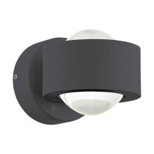 Eglo 96049 LED Anthracite Wall/Ceiling Lamp ONO 2