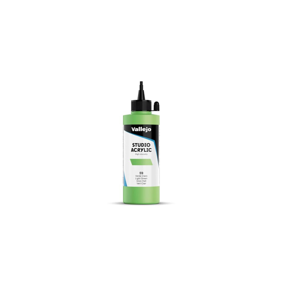 Vallejo Acrylic Studio 22059 Green Light (200ml)