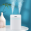 Humidifiers for Bedroom, Large Capacity Humidifier USB Mist Top Essential Oil Diffuser Desktop White 7
