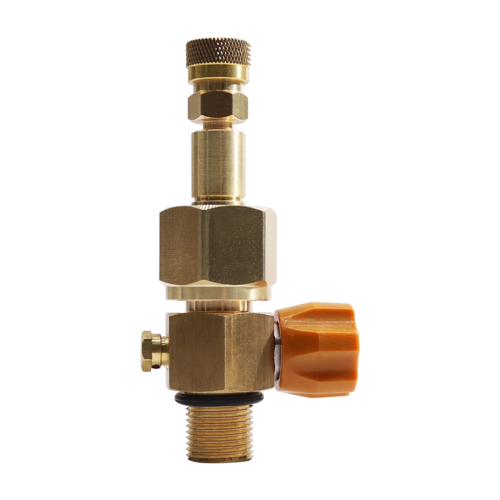LEZYNE Control Drive Adattatore Per Bombola CO2 | Regolabile, Per Cartucce 16 E 25 Gr, Rosso