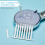 100Pcs Shower Cleaning Artifact Nozzle and Dredging Needle Brush 4
