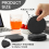 Stone Coaster 10cm Round Glass with Practical Stand Suitable for Drinks, Mugs, Bars, Glasses 3