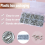Κιτ 354 τεμαχίων Punk Spikes και Studs, 8 μεγέθη κώνων Spikes, μεταλλικό δέντρο για ρούχα Leathercraft 5