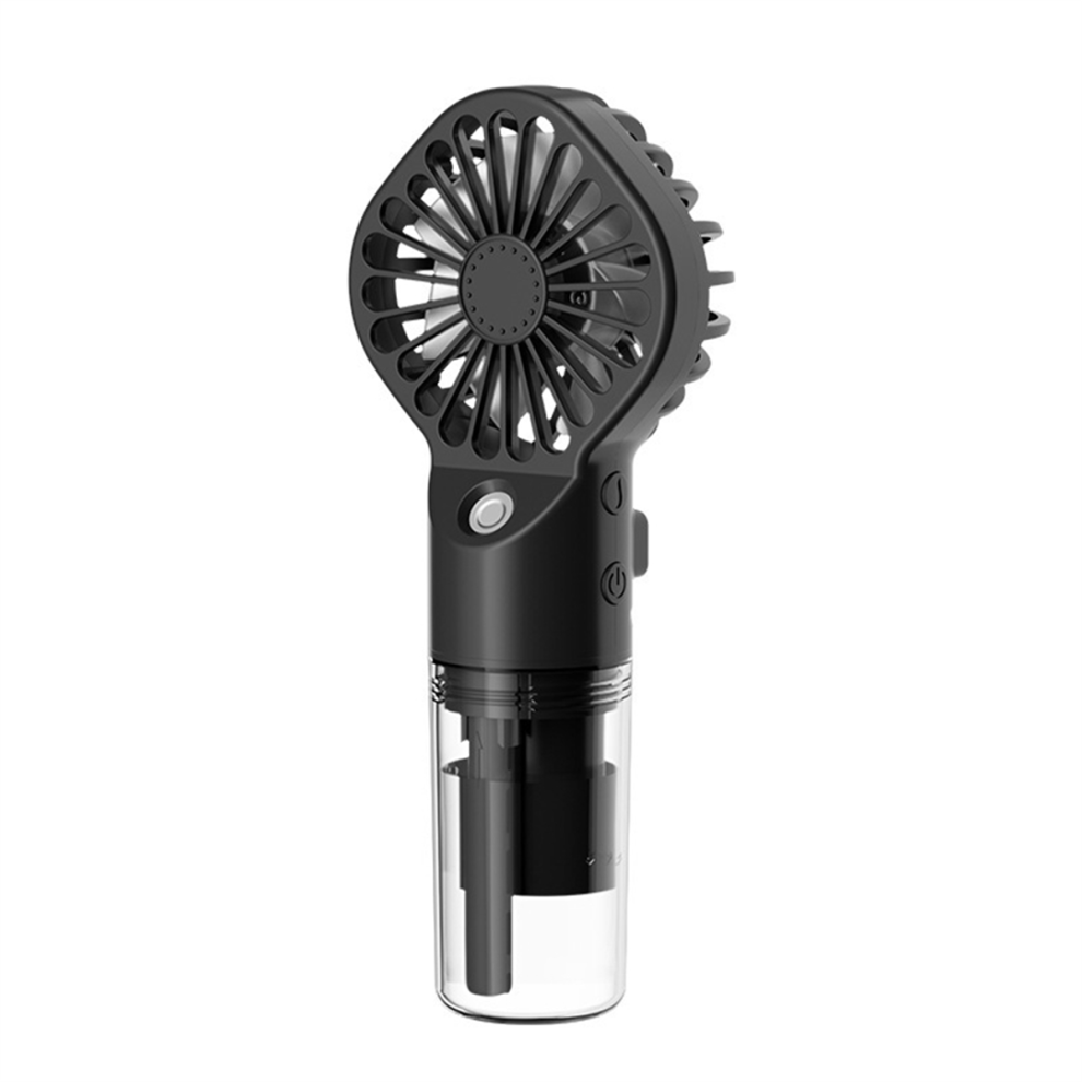 Ventilateur portatif à brume d'eau pour dortoir d'étudiants, mini fournitures d'été, outil de refroidissement extérieur, noir