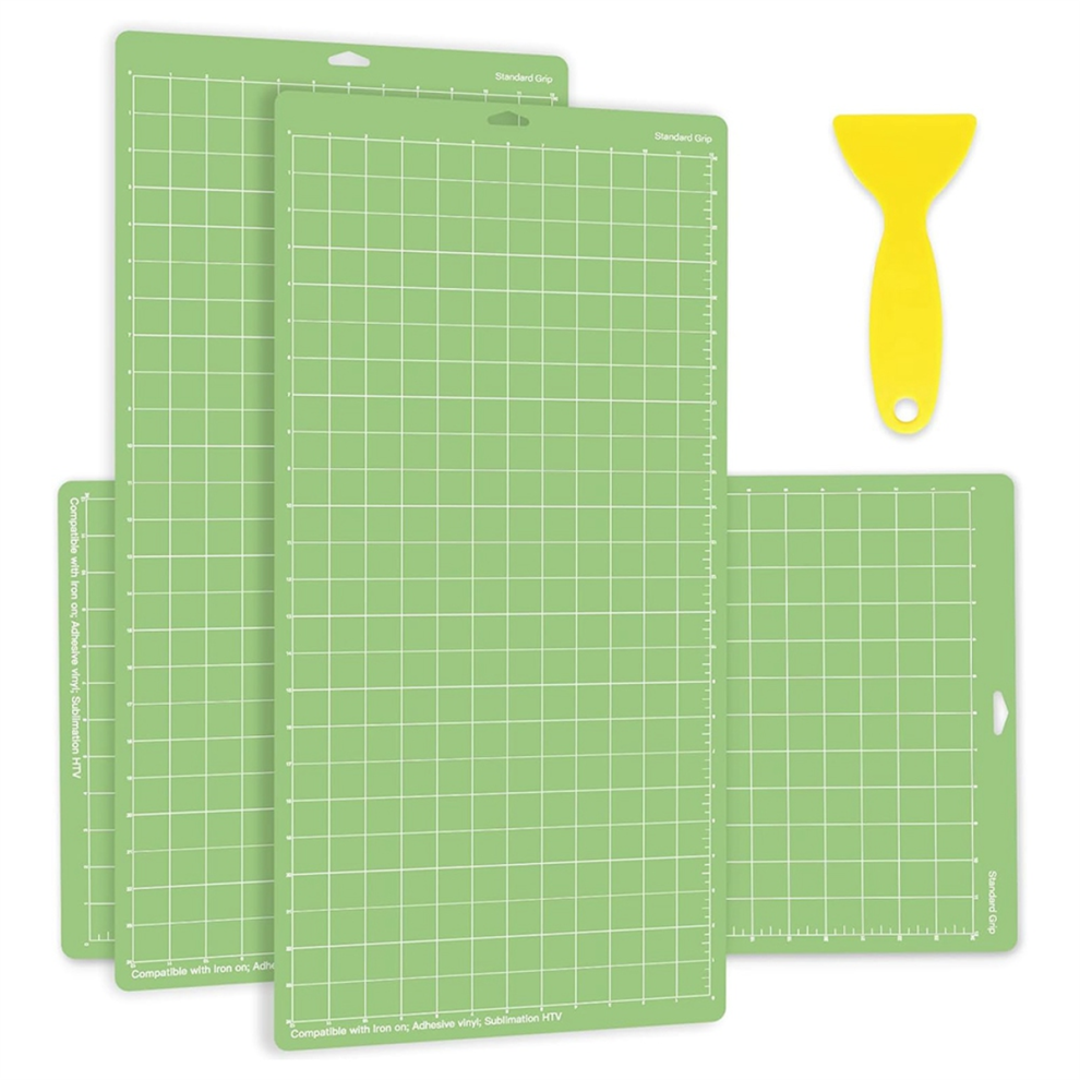 3 Pack Cutting Mats - 12x24 Inches Green Standard Grip Accessories,Green