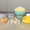 Silicone Microwave Popcorn Bowl Foldable Maker Bucket with Lid Folding Kitchen Baking Tool Gray 11