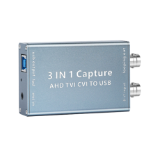 Κάρτα καταγραφής βίντεο AHD TVI CVI σε USB 3.0 1080P 60fps Record Box για ζωντανή μετάδοση