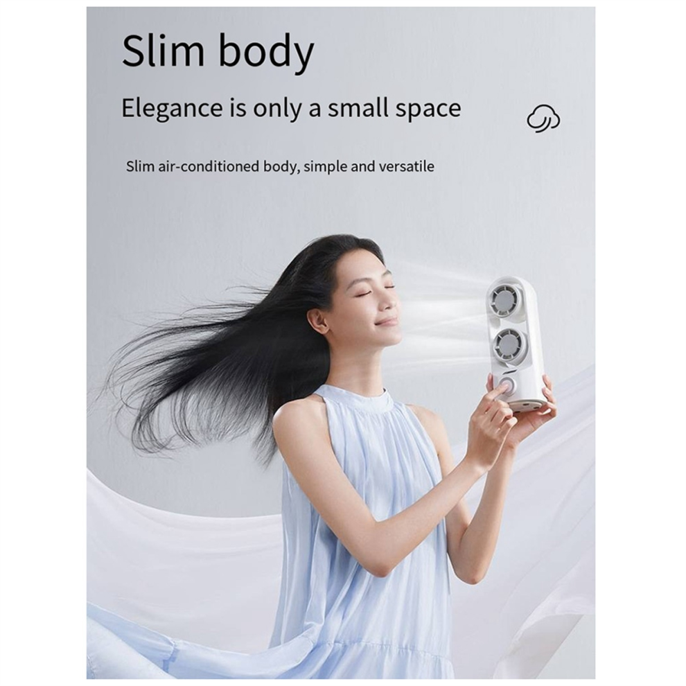 Ventilatore Elettrico Da Tavolo A Doppia Testa Con Testa Vibrante, Silenzioso, Mini Ufficio Domestico, Grande Turbina Eolica B