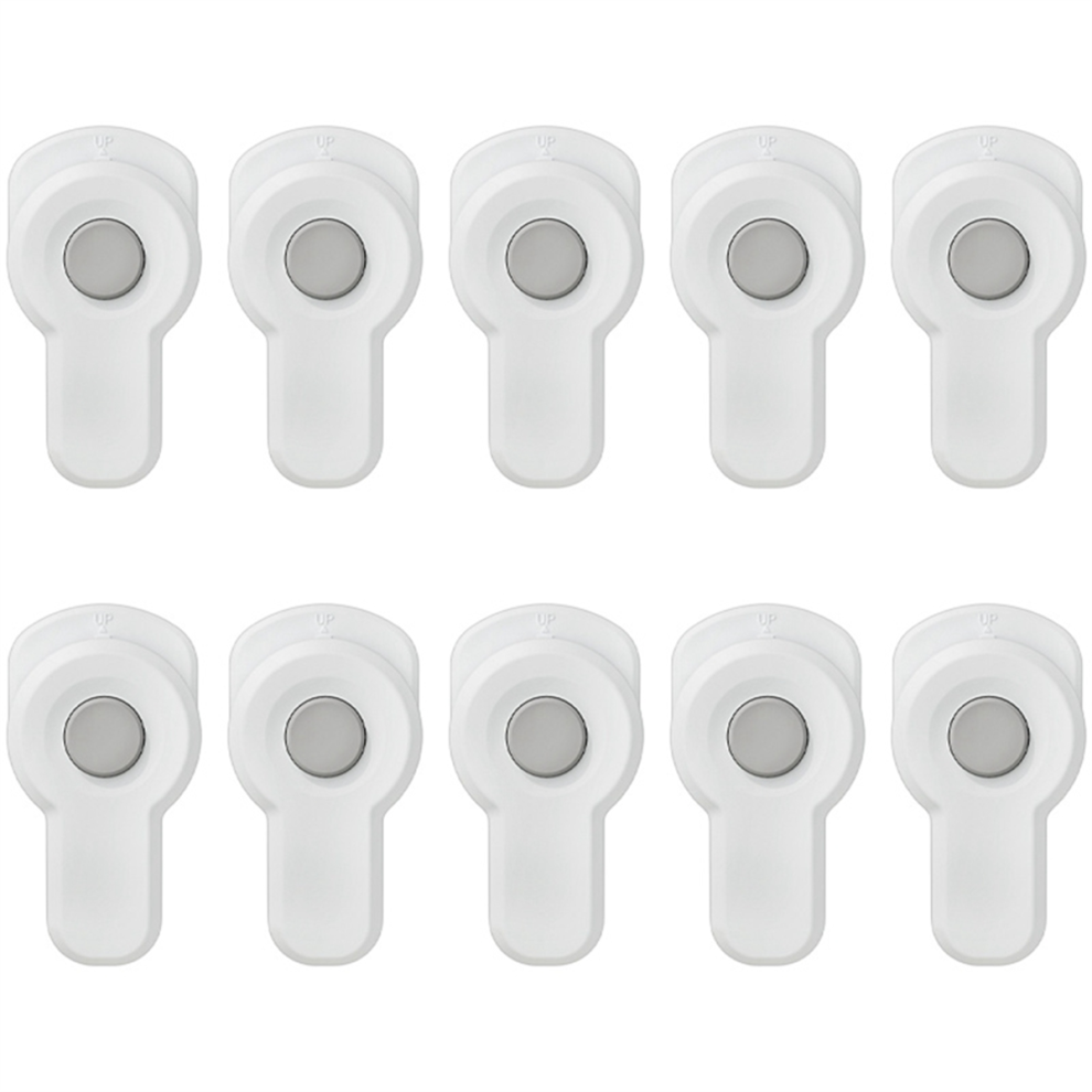 10Pcs Safety Locks Oven Door Home Microwave Anti-Opening Clasp Fixer No-Hole Baby Locking Protective Kopinma
