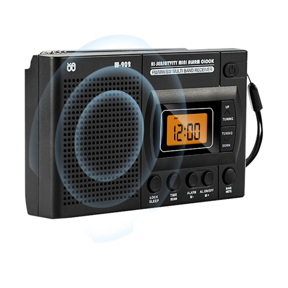 Mini Radio Lcd A Batteria, Altoparlante Portatile Tascabile Am Fm Con Antenna Telescopica Per Anziani, Camminate E Sport B