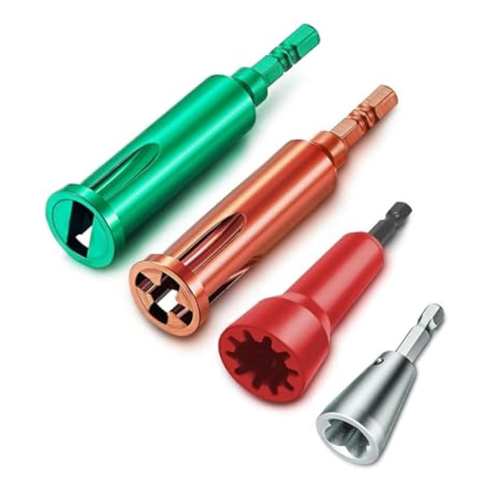 4Pcs Wire Twisting Tool,Wire Stripper And Twister,3Way/5Way Stripping Tool Cap 4853769034382