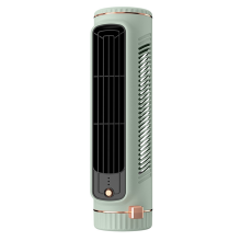 Bladeless Tower Fan Desktop Air Cooler, Portable Silent Office Fan, Indoor and Home Use Green