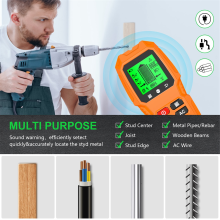 Stud Finders & Scanners for Wall Wood Wire Metal Studs Detection, Electronic Detector, Large HD LCD Display