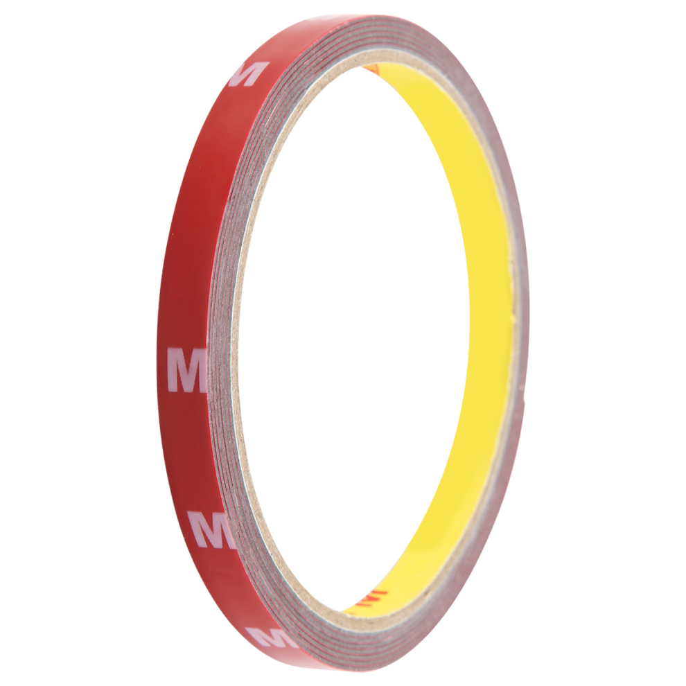 Strong Permanent Double Sided Super Sticky Foam Tape Roll For Vehicle Car, Red 8Mm* 4853769042578