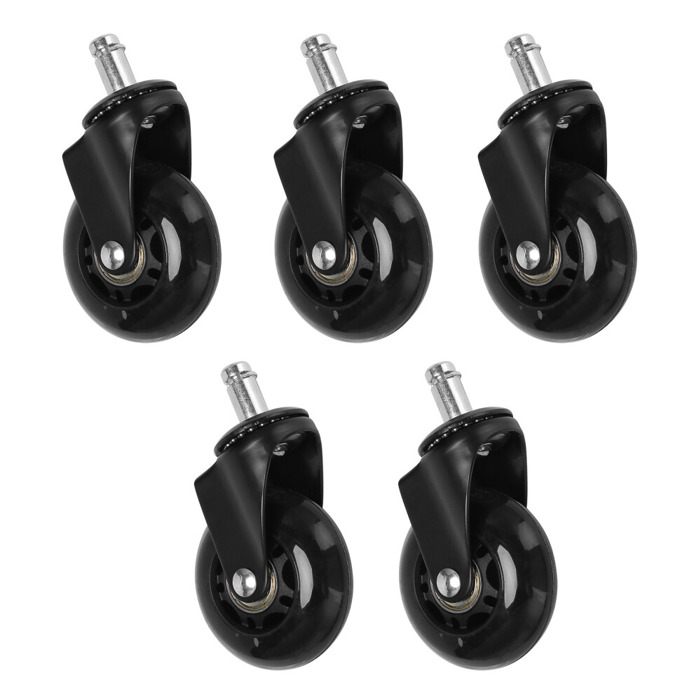 Office Chair Caster Wheels Roller Style Castor Wheel Replacement (2.5Inches) 4853769044374