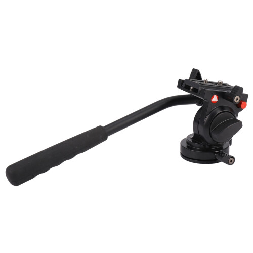 -6750 Flexible Aluminum Camera Tripod Head Fluid Video for , and Other DSLR Cameras with 1/4 inch Thread, Tripods Monopods 3/8 Thread