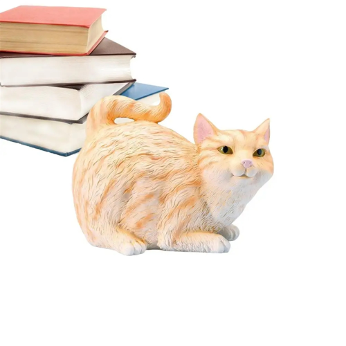 Cat Butt Tissue Holder - Tabby Square Box Cover- Cute Bathroom Accessories A 2