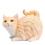 Cat Butt Tissue Holder - Tabby Square Box Cover- Cute Bathroom Accessories A 2
