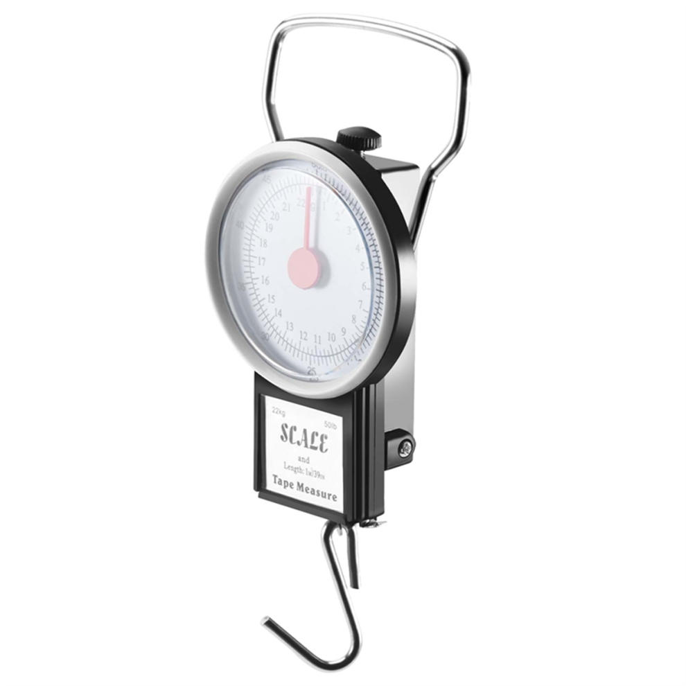 Portable Luggage Travel Scale Hanging Suitcase Hook 22kg 50lb Measuring Tape-image-OPC-PGZ2ZKG-NEW
