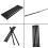 5 Pack Cupboard Bars Tensions Rod Spring Curtain for DIY Projects, Extendable Width, 11.81 to 20 Inches (Black) 8