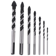Tungsten Carbide Drill Bit Set for Porcelain Ceramic Tile, Concrete, Brick Wall, Glass, Mirrors, Plastic Masonry and Wood (3 4 5 6 8 10 12mm)