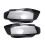 1Pair Front Car Headlight Lens Light Cover For A4 B8 2008-2012 8