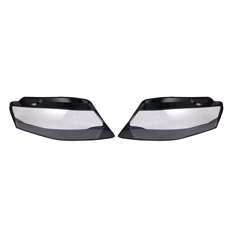 Kopinma 1Pair Front Car Head Lens Cover For A4 B8 2008-2012 Light