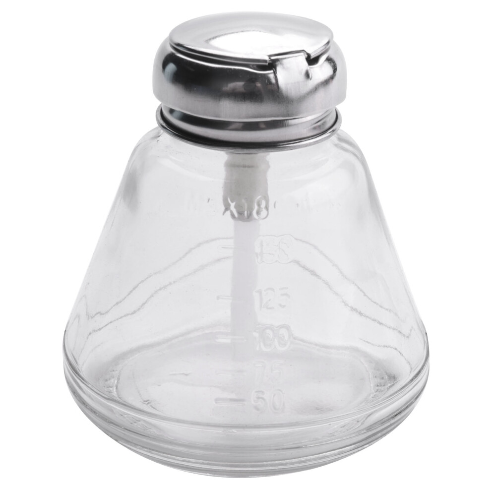Kopinma Empty Nail Polish Pump Dispenser Glass Push Down Press Bottle