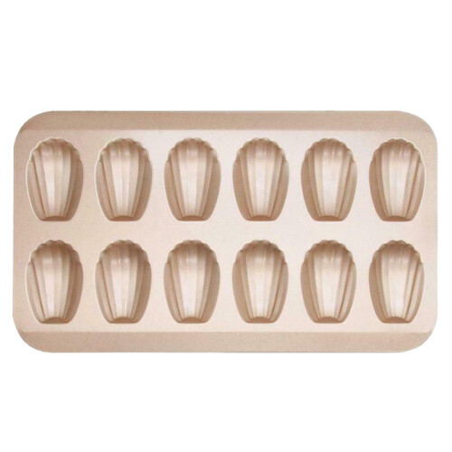 12Cup Shell Shaped Nonstick Madeleine Pan Carbon Steel Mold Baking Mould Tools 1