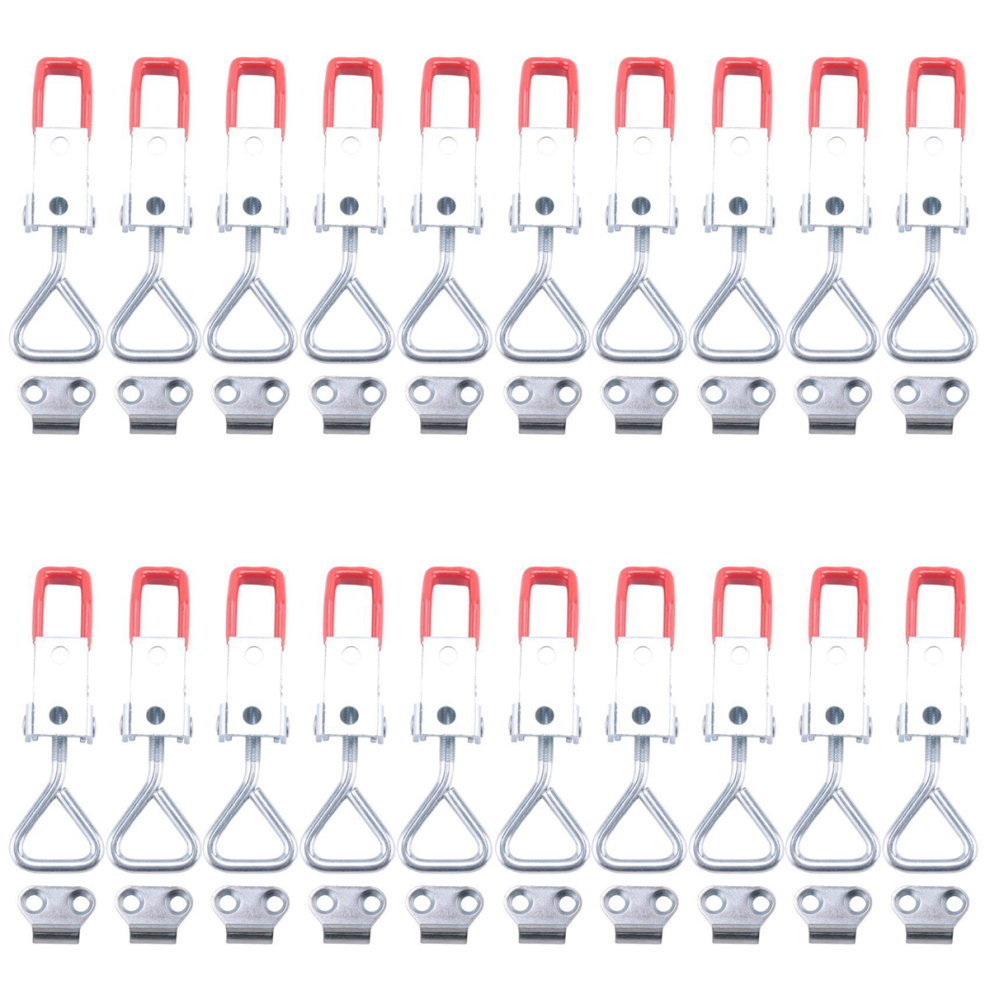 20 Pack Adjustable Toggle Latch Clamp 4001, 330 Lbs Holding Capacity, Heavy Duty Quick Release Pull 4853769059743