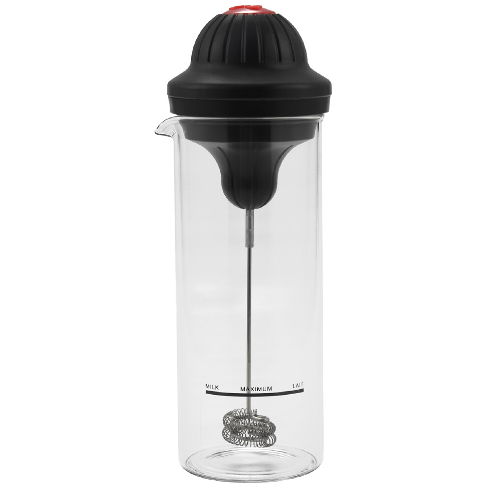 Milk Frother Electric Foamer Coffee Foam Maker Mixer Battery Jug Cup
