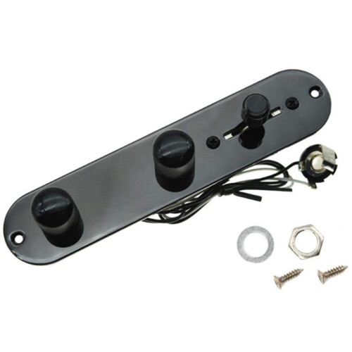 Previewed Control Plate 3-Way Switch for Tele with Socket Electric Guitar Circuit Board 1