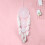 Extra Large Boho Dream Catcher with 3 Circles White Macrame Hanging for Wedding Home Decorations 127 cm Long 5
