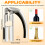 Champagne Bottle Opener Sparkling Wine Cork Puller for Wine, Opener, 10