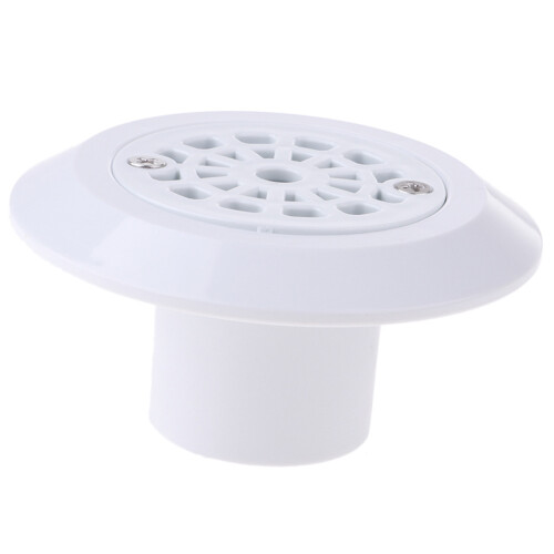 2Pcs Swimming Pool Accessories Replacement Round ABS Drain Water Outlet 2