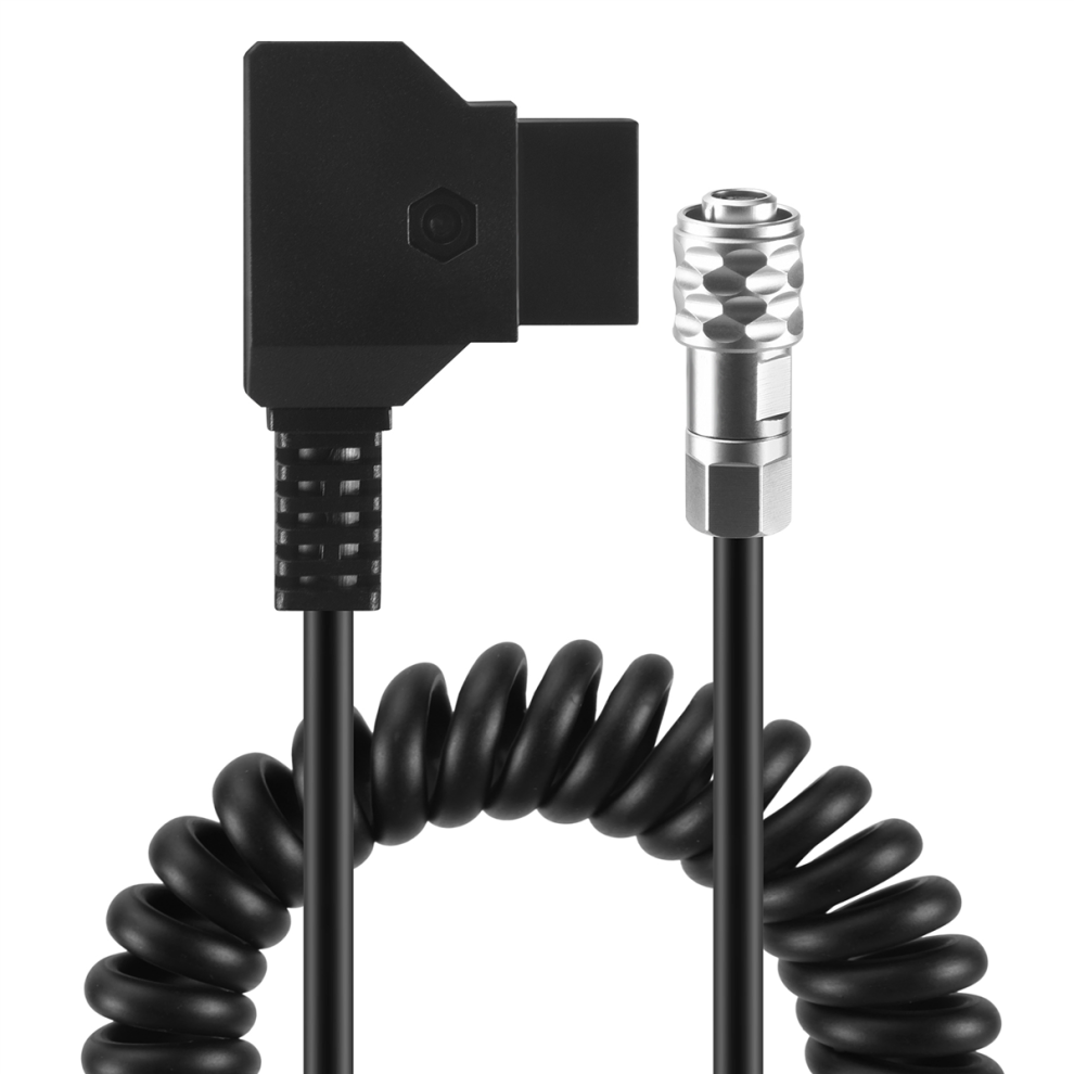 Câble d'alimentation verrouillable D-Tap vers BMPCC 4K à 2 broches pour batterie à monture V pour caméra Pocket Cinema