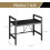 2-Tier Over-Microwave Shelf Organizer & Utensil Holder, Adjustable 17-25 in, Space-Saving Double-Layer Storage, Sturdy Triangle Base 2