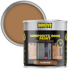 Composite Door Paint 750 ml - Golden Oak -Satin Finish 10 Yr Guarantee