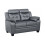 Luxury Life (Grey, 3 Plus 2 Set) Aura Faux Leather Sofa Set 5