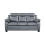 Luxury Life (Grey, 3 Plus 2 Set) Aura Faux Leather Sofa Set 2