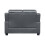 Luxury Life (Grey, 3 Plus 2 Set) Aura Faux Leather Sofa Set 6