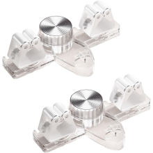Lot de 2 supports à balais et serpillères, ventouses sans perforation, support mural pour salle de bain, cuisine et bureau