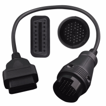Compatibele Mb 38-pins naar 16-pins OBD2 OBD II-diagnoseadapter Compatibele Mercedes 38-pins OBD 38-pins connector