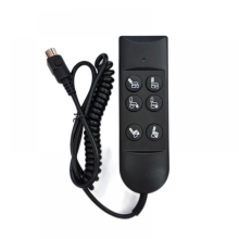 6-knops afstandsbediening voor relaxfauteuils, 5-pins handset voor liftstoelen, handbediening voor elektrisch meubilair