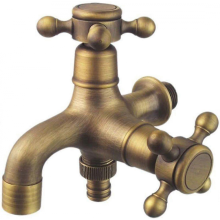 Robinet de jardin Ă double vidange, style antique, robinet de jardin Ă levier Ă double boule
