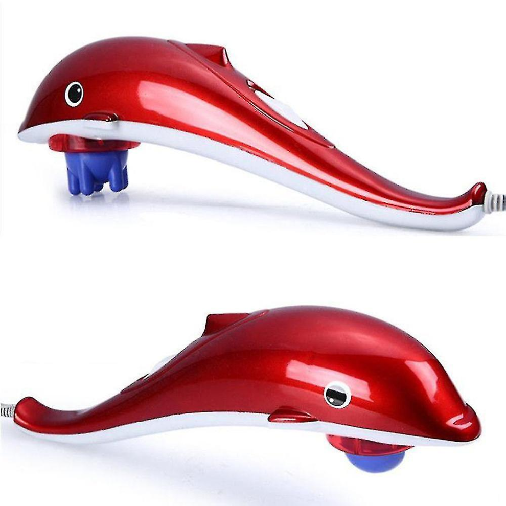 Bebetter New- Dolphin Massager Back Massage Hammer Vibration Infrared Rod Roller Cervical Massage Relaxation