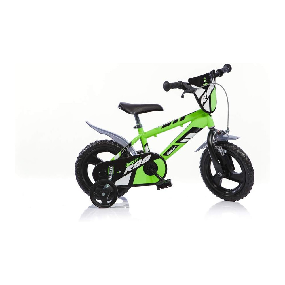 Dino R88 12" Kids Bike - Green