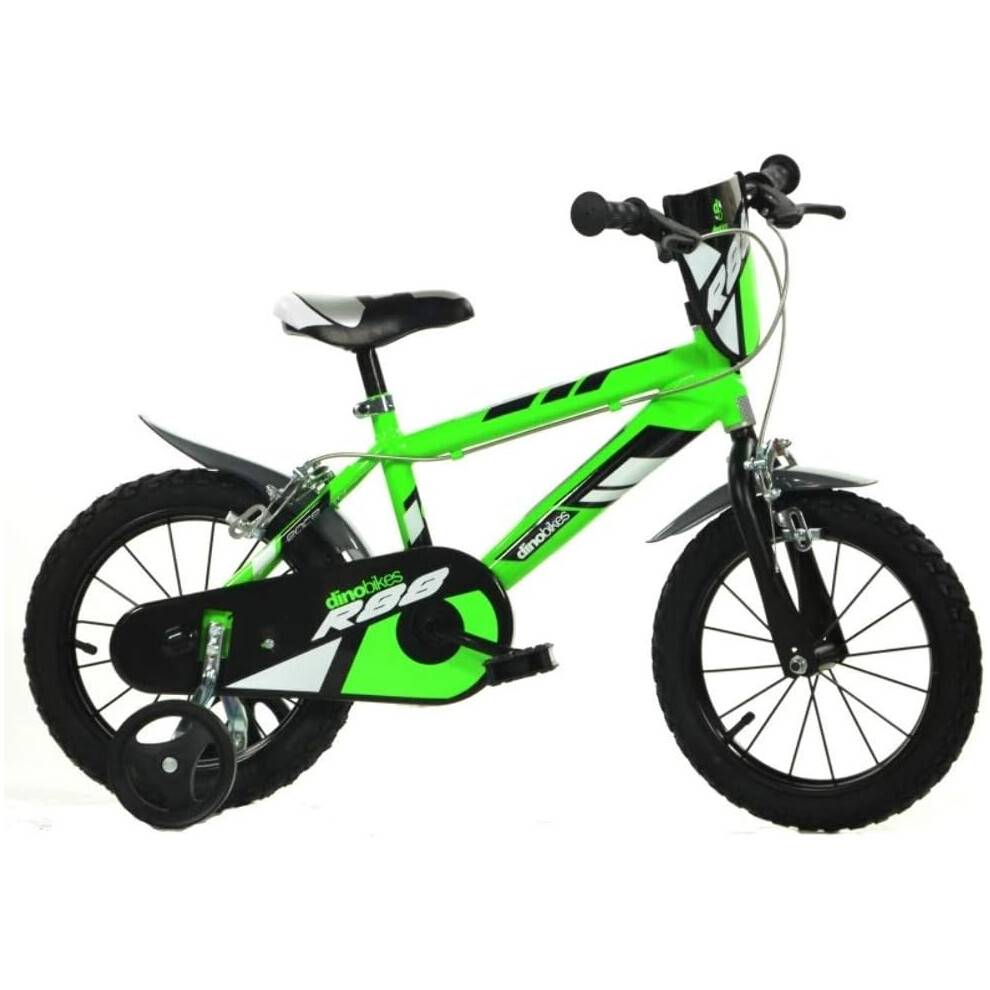 Dino R88 14" Kids Bike - Green-image-OPC-PGZ57W5-NEW