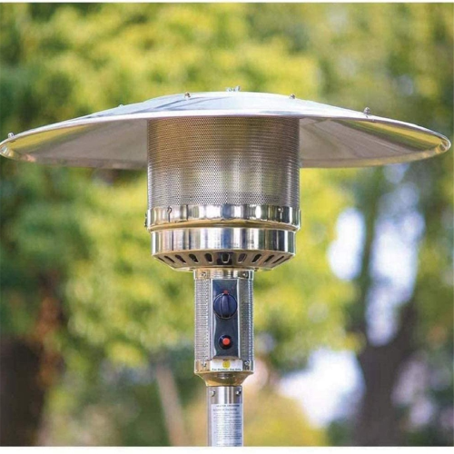 Escudo refletor para aquecedor de pátio, cúpula superior, montagem com 3 furos, diâmetro redondo de 33 polegadas 1