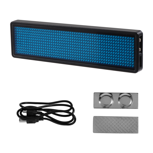 Bluetooth LED Name Badge Rechargeable Light Sign Display LED,Type 5 2